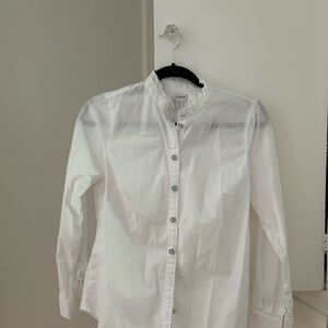 J. Crew button down with rhinestone detail